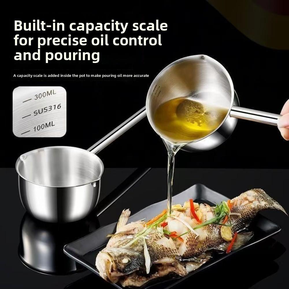 10oz/300ml Milk Warmer Pot Long Handle Cooking Sauce Bowl New Noodle Bowl