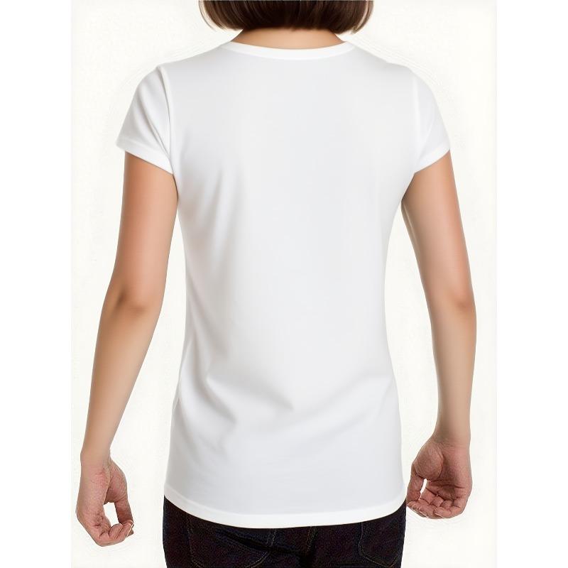 Женская футболка из полиэстера с цветочным принтом "Сад" Круглый вырез Короткий рукав Серый Белый Черный 3 Цвета Повседневная Для поездок на работу На открытом воздухе Ежедневная Домашняя Кампус Праздничная Семейная одежда