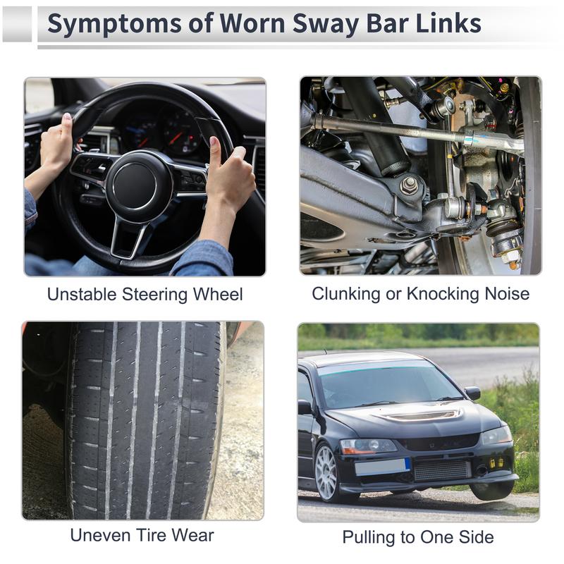 X Autohaux Front Stabilizer Bar Links No Bushing for Subaru B9 Tribeca 2006-2007 No.K750084