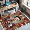 Betty Boop Pattern Rug, Indoor/Outdoor Mat, for Picnic, Gameroom, Bedroom, Office, Living Room, Home Decor Carpet, Birthday Gift