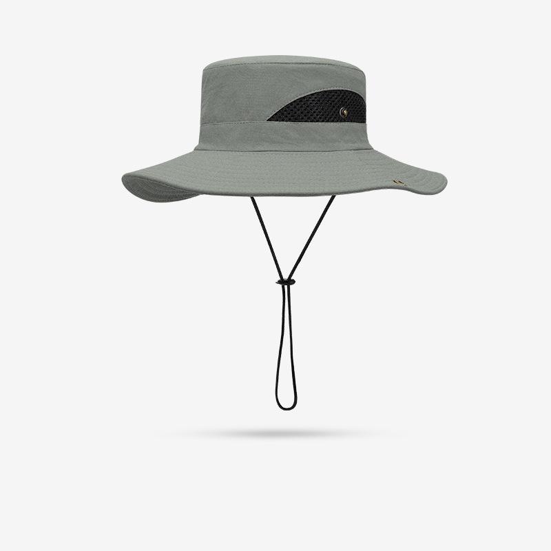 Летняя уличная мужская и женская солнцезащитная дышащая шляпа-панама для рыбалки, солнцезащитная шляпа для альпинизма с большими полями