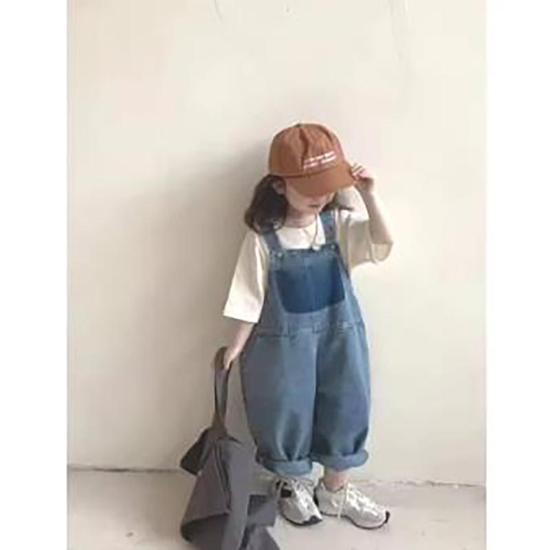 Детский джинсовый комбинезон для мальчика, однотонный джинсовый комбинезон для младенцев, для девочек, осенние наряды для девочек, детская одежда