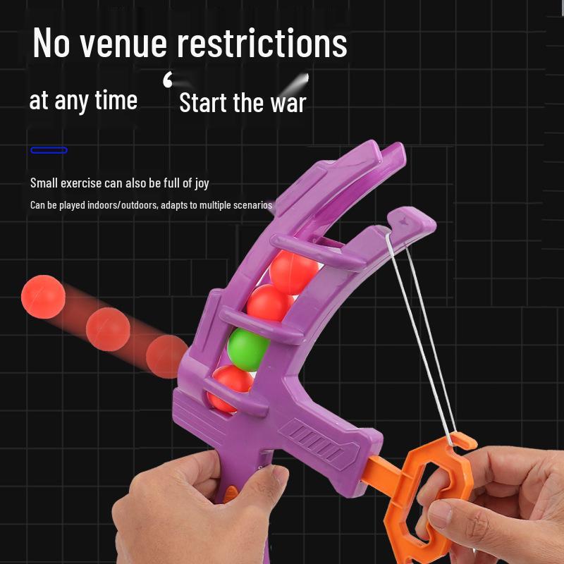 Children's Sticky Ball Shooting Set: Educational Soft Bullet Bow and Arrow Toy for Boys and Girls