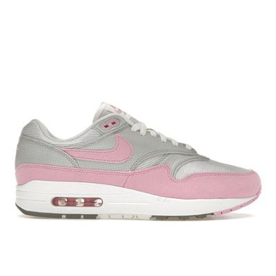 Женские кроссовки Air Max 1 87 Pink Rise Metallic-Platinum Flat-Pewter Summit-White HF5387-001