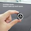 2Pcs Crystal Decoration Car Emblem Self Adhesive Mini Storage Hooks For Mitsubishi L200 Pajero Eclipse Cross Xpander Outlander