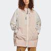 Adidas Terrex X And Wander Collaboration SS23 Color Block Outdoor Waterproof Rain Jacket Women Jacket Gray Pink HR7144
