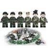 TBS17-22 Army Camouflage Building Block Figure Assembling Weapon Modern Military Doll Children's Toy
