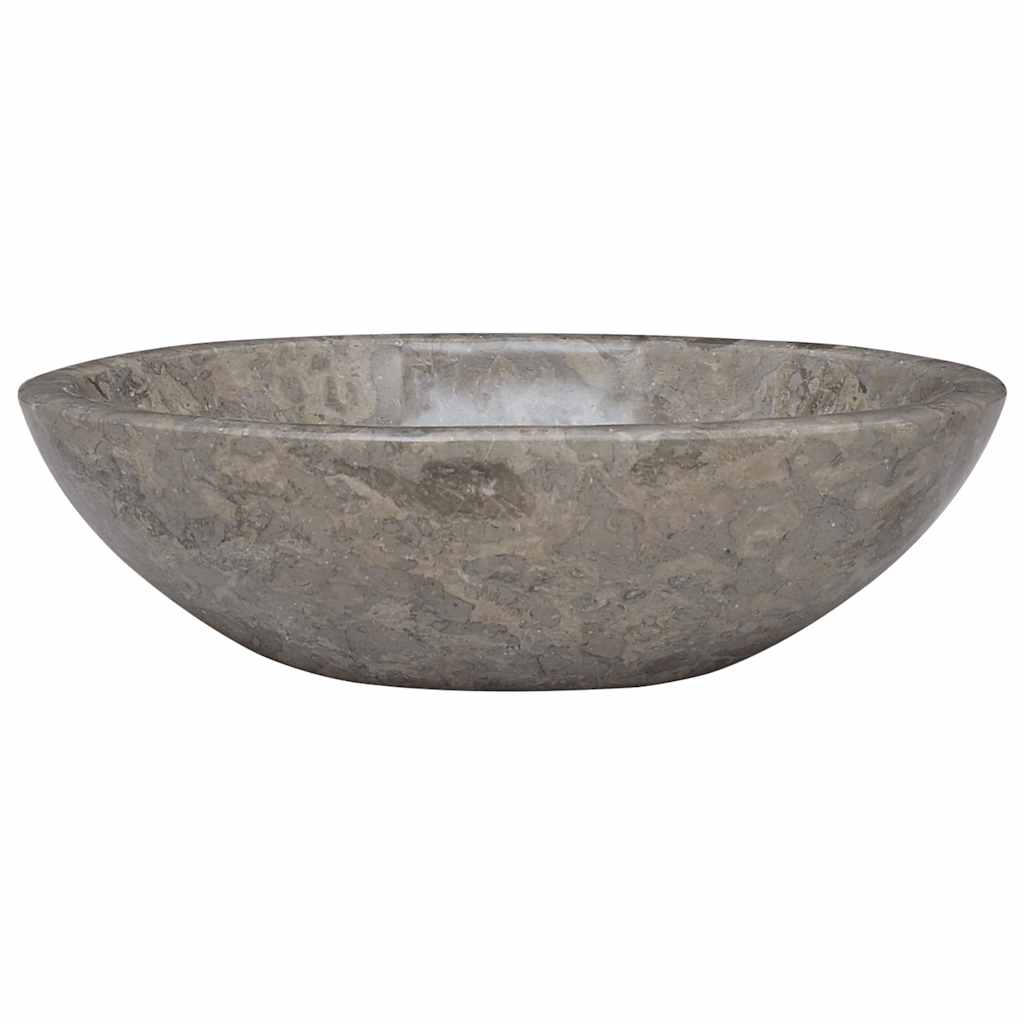 Vidaxl Раковина, Серая, 53X40X15 См, Мраморная