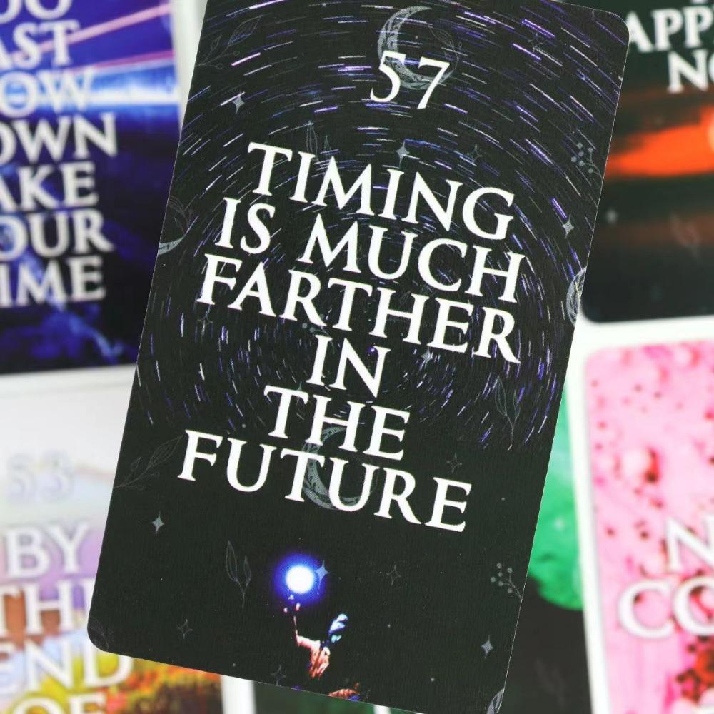 Карты Мистического Божественного Времени Оракула — 60 карт — Оракул Любви Близнецового Пламени 10,3*6 см