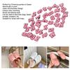 37Pcs Letter Shoe Charm Number Pattern PVC Lovely Shoes Charm Decoration Accessory Bright Color Shoe Charm Shoe Charm Accessory