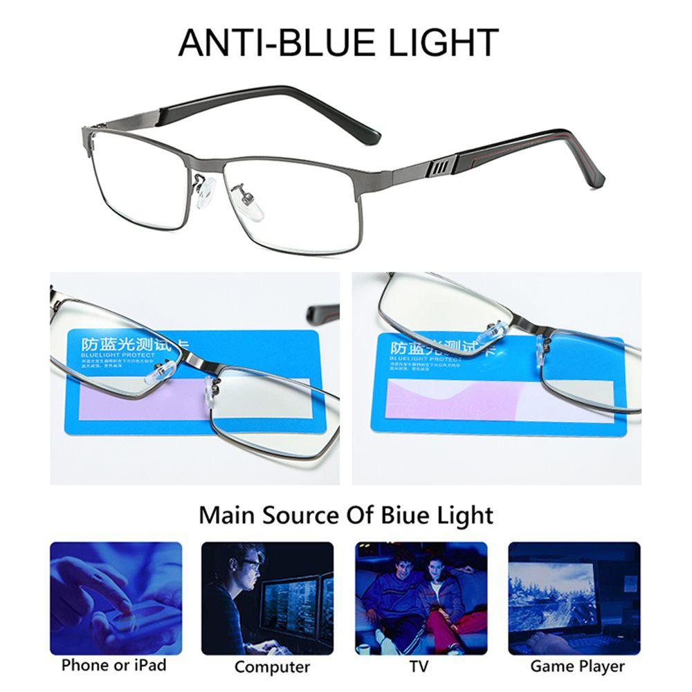 Anti Blue Light Men Business Reading Glasses Computer Readers Men's Presbyopic Glasses Optical