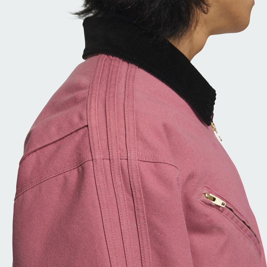 Adidas Куртка Originals Wash Pad, повседневная модная теплая куртка на молнии с длинным рукавом из хлопка, унисекс, куртки цвета старого красного золота JW9582