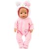 1Pc Cute 43Cm Dolls New Baby Doll Clothes Accessories Reborn Doll Plush Jumpsuit