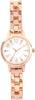Watch Analog Metal Band Shell Style Stone 5 ATM Life Waterproof Watch WP Michelle Pink Gold White [Fieldwork] Women's MKM3514-3