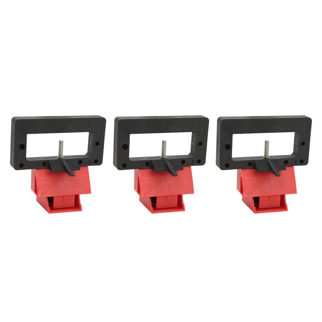 3PCS Clamp On Circuit Breaker Lockout Device Power Switch Lock Engineering Plastic for Less 70mm