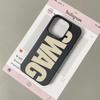 Уличная мода SWAG Чехол-буклет для iPhone 17 16 15 14 13 12 11 Pro Max Крутая типографика Кожаная текстура Мягкий силиконовый чехол