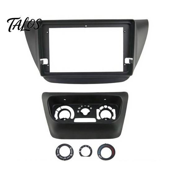 Double Din Fascia 9 Inch Car Radio Dash Kit for Lancer IX 2006, Navigation Stereo Installation Panel, Center Console Replacement Frame Android