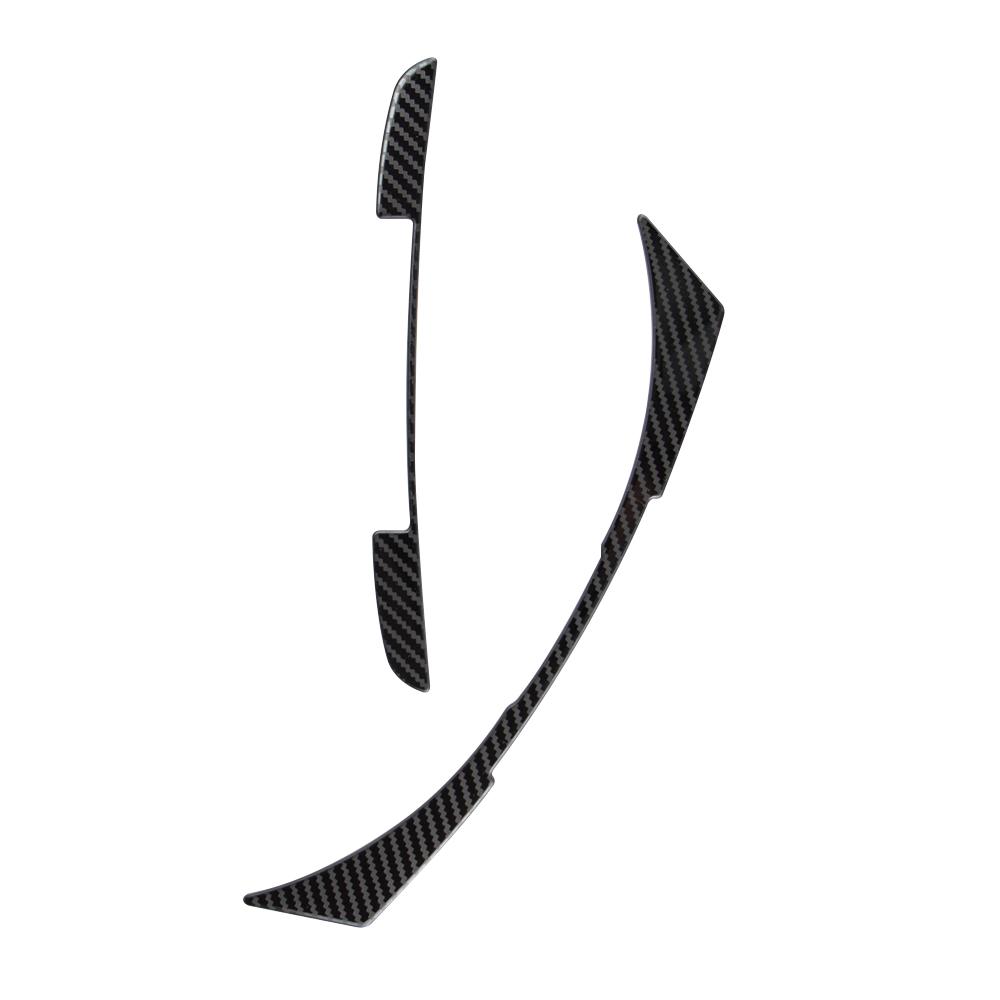 2 шт./компл. Накладка на панель управления ручками кондиционера, наклейка-трим для Peugeot 2008 208 2014-2018, аксессуары с блестками для интерьера