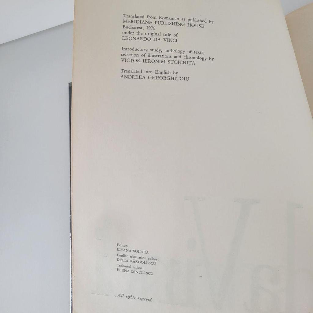 [USED] Foreign books Leonardo da Vinci