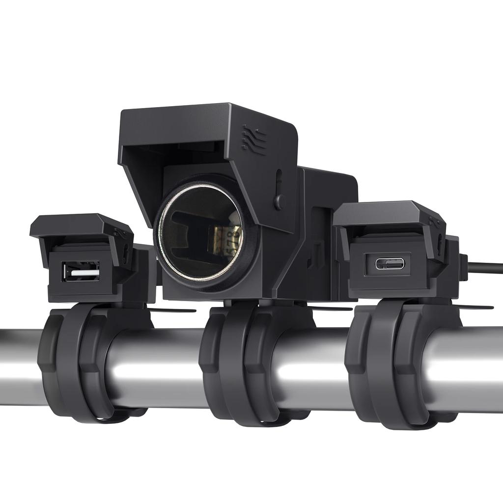 PD QC3.0 USB зарядное устройство для мотоцикла Type C быстрое зарядное гнездо крепление на руль адаптер питания для велосипеда мото