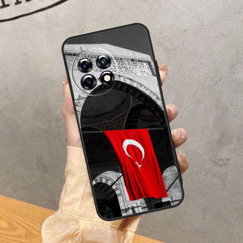 Турция Турецкий Флаг Чехол Для OnePlus Nord 5 CE 2 3 4 Lite N20 N30 OnePlus 15 13 12 11 13T 10T 12R 13R 15R Обложка