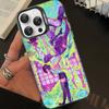 Аниме Человек-бензопила Чехол для телефона For IPhone 17 16 15 14 11 12 13 Pro Max Plus Pro Цветной Серебристый Чехол