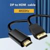 Кабель-конвертер, совместимый с HDTV, 4K60 Гц, с позолоченными разъемами, прочный, штекеры, для подключения ПК, ноутбука к HDTV