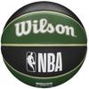 Wilson Мяч баскетбольный Milwaukee Bucks Team NBA, унисекс, зеленый