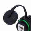 Разъем IP68 Водонепроницаемый RJ45 Экранированный 8-жильный Панельный Ethernet-адаптер Двойной размер M20 M23