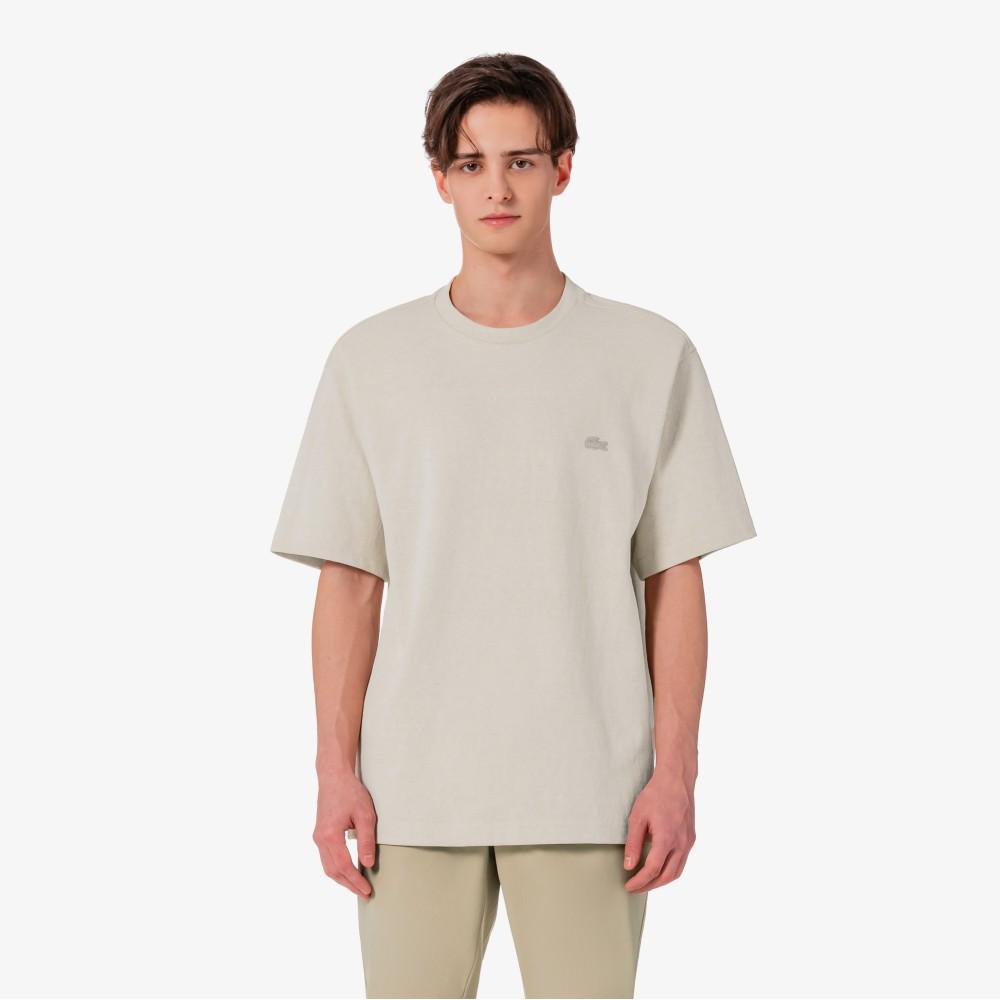 Lacoste Мужская футболка с коротким рукавом и карманом с контрастной строчкой TH328E-56G02S