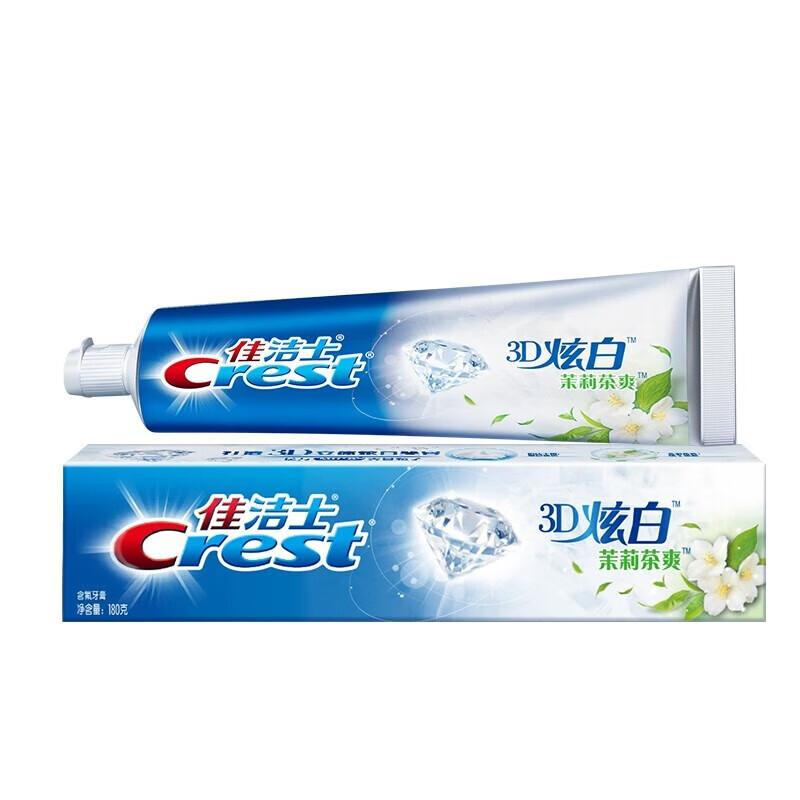 Зубная паста Crest 3D White с фтором, Жасминовый чай