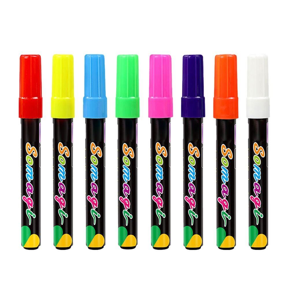 Erasable Liquid Chalk Marker Pen Glass Window Art Art Marker Pen Dust Free Whiteboard Pen