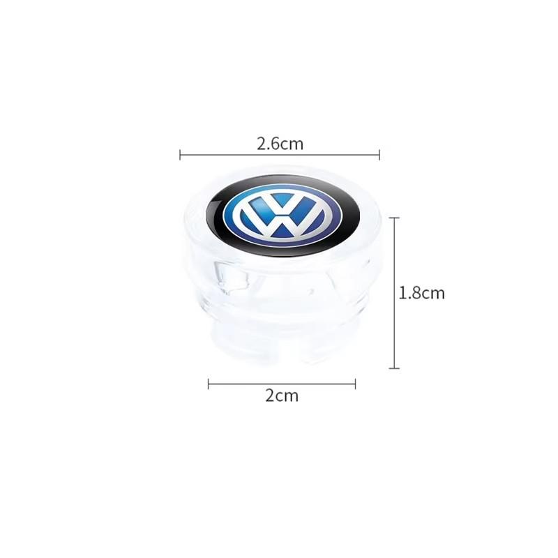 ear1 ABS Car Cigarette Lighter Caps Dust-proof Protector Covers for Volkswagen VW GTI Rline GOLF JETTA PASSAT Polo SR32 TIGUAN T-ROC