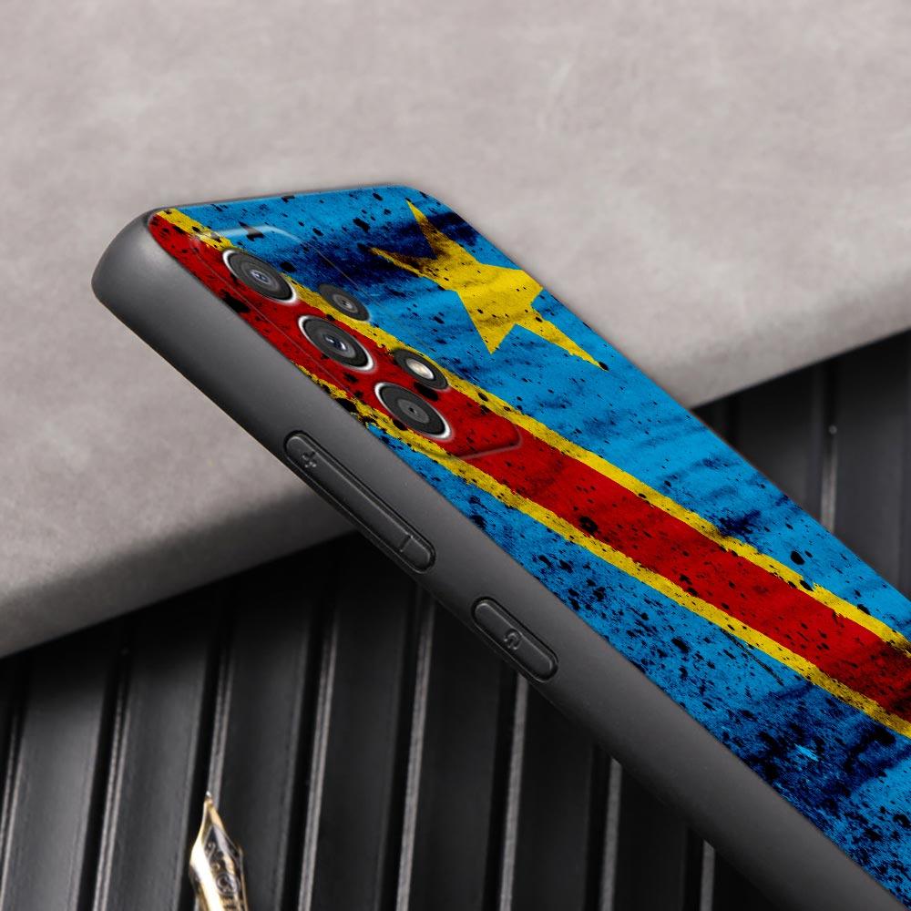 Congo Democratic Republic Flag Phone Case For Samsung Galaxy A57 A56 A37 A55 A36 A26 A54 A52 A35 A34 A25 A17 A16 A15 A07 Cover