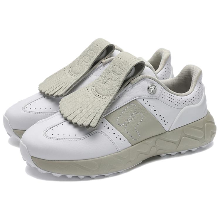 Fila Женские кроссовки для гольфа Gf Driver, удобные, прочные, с низким верхом, белые, A12W521705F-WT