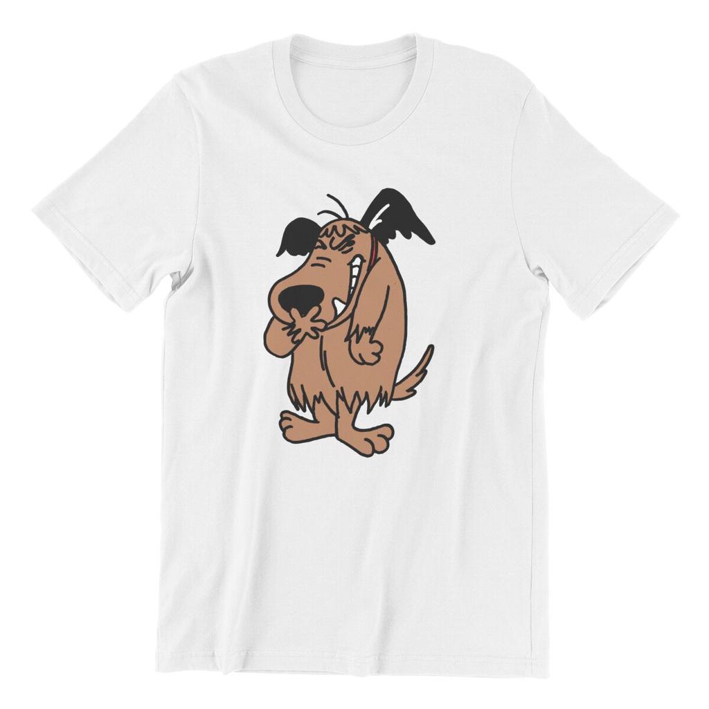 Leisure Muttley Mutley Cartoon Laughing Laugh Dog T-Shirts Men O Neck Cotton T Shirts  Short Sleeve Tee Shirt 6XL Tops