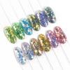 12 Grid/box Mixed Size Hexagon Nail Glitter Sequins Shiny Flakes Nail Art Decoration
