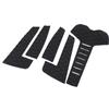 Surfboard Traction Pads Surf Pads EVA Tail Deck Grip AntiSlip Surf Traction Pad(5pcs Black )