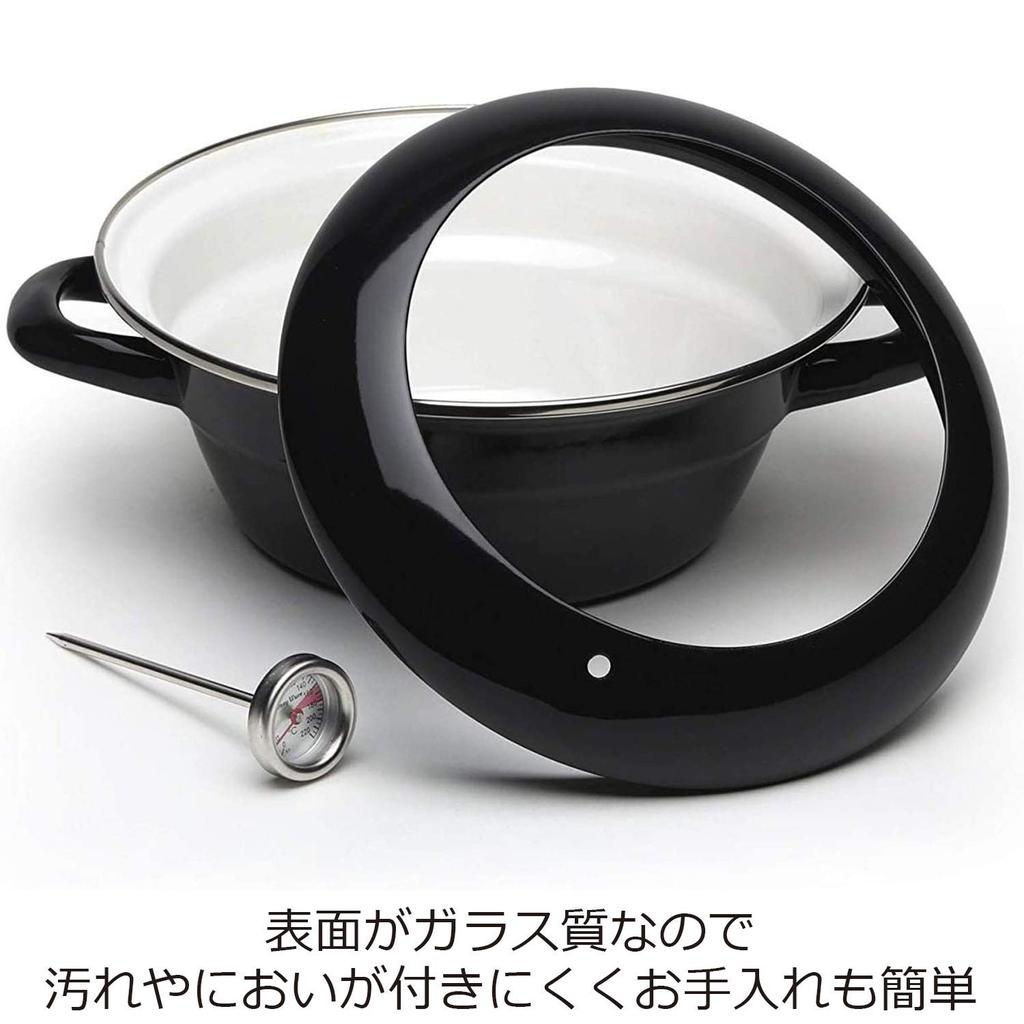 Эмалированная кастрюля для темпура Fuji BK 24 см BK TP-24