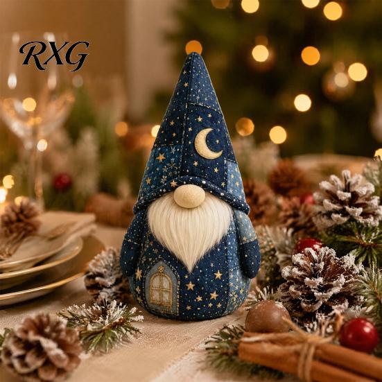 Sewing Kit for Adults DIY Gnome Patchwork Kit, Craft Set, Cute Relaxing Activity Fabric And Beginners, Handmade Gift Pre-cut