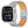 Роскошный титановый ремешок+корпус для Apple Watch Band Ultra 3 2 49 мм Металлический браслет для iwatch Series 11 10 46 мм 9 8 7 6 SE3 45 мм 44 мм