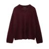 Kaslead New Arrival Women's Clothing Fashion Style Fashion Large Profile Mohair Blending Pullover 1242877