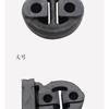 1pc for Suzuki SX4 Swift New Alto muffler hanging ear exhaust pipe suspension connection rubber sleeve