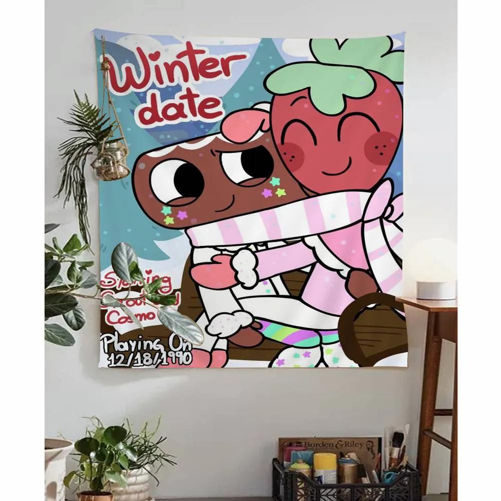 Игровой DDandys World Аниме Гобелен Подвесной Таро Хиппи Настенные Ковры Комната Домашний Декор