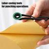 Дырокол для картона, прочный пластиковый дырокол для картона, перфоратор, резак, биговальный инструмент, портативный профессиональный ролик для копирования бумаги и картона