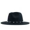 Special Felt Hat Men Fedora Hats With Belt Women Vintage Trilby Caps Wool Fedora Warm Jazz Hat Chapeau Femme Feutre Panaman Hat