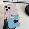 Cute Opanchu U-Usagi Cute For IPhone 17 16 15 11 12 13 14 Pro Max Plus Pro Corrugated Translucent Back Phone Cover