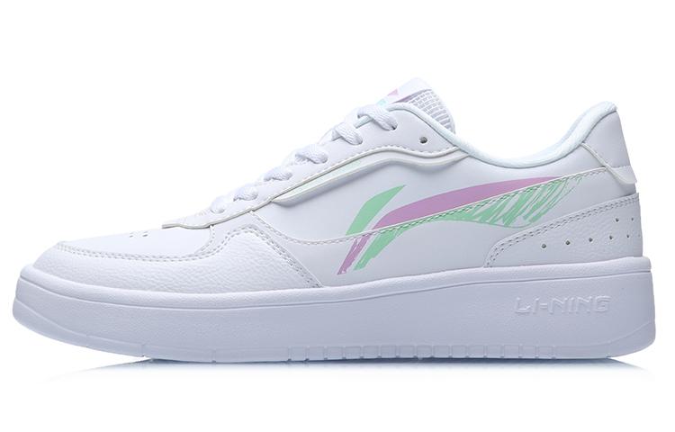 Li Ning Кеды для скейтбординга женские низкие белые AGCR198-1