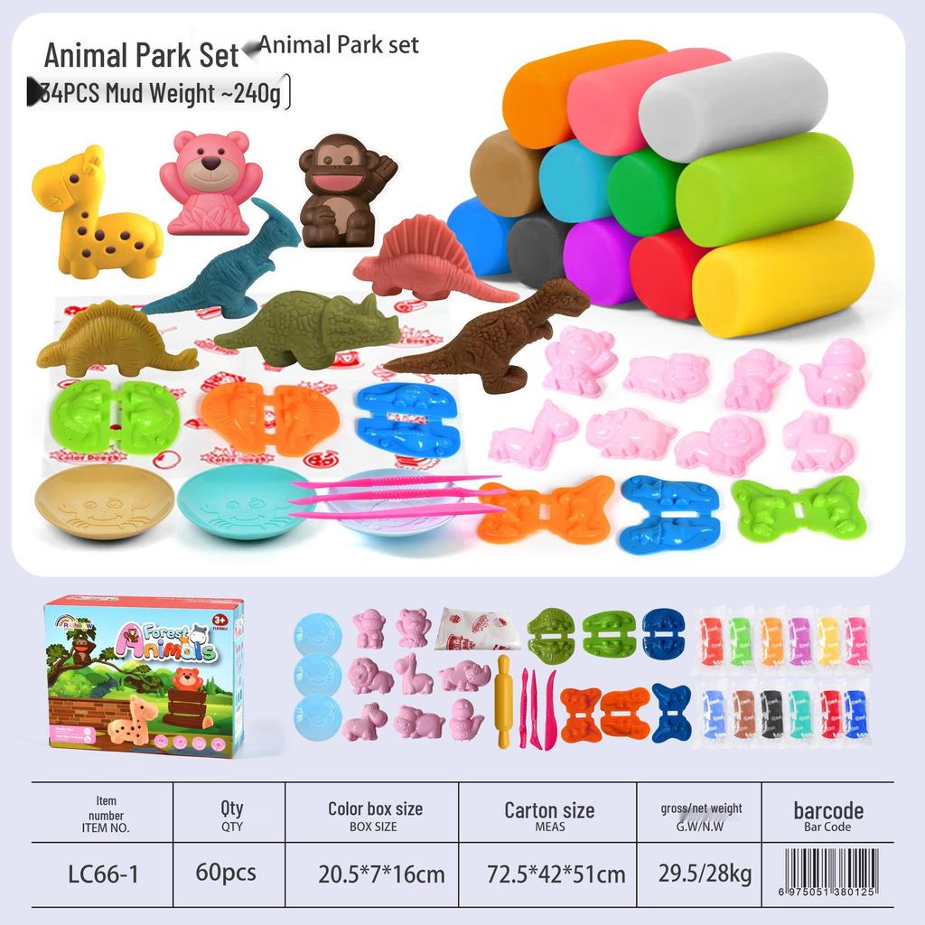 Wheat Clay Burger & Ice Cream Maker DIY Play-Doh Toy Set for Kids Ages 6+