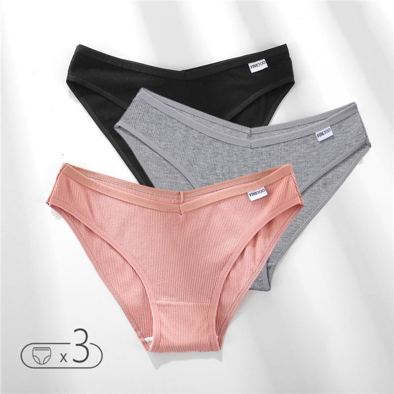 FINETOO M-4XL хлопковые трусики, женское нижнее белье с V-образной талией, трусы больших размеров, женские трусы с низкой посадкой, удобные трусики, нижнее белье